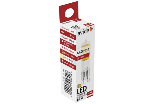 LED 4W G9 COB 300° WW 3000K