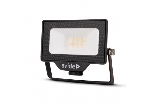 Avide LED Flood Light SMD 10W CW 6400K Quick conn.+Opt.PIR