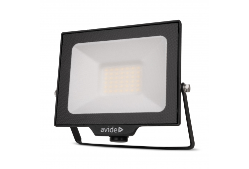 Avide LED Flood Light SMD 30W CW 6400K Quick conn.+Opt.PIR