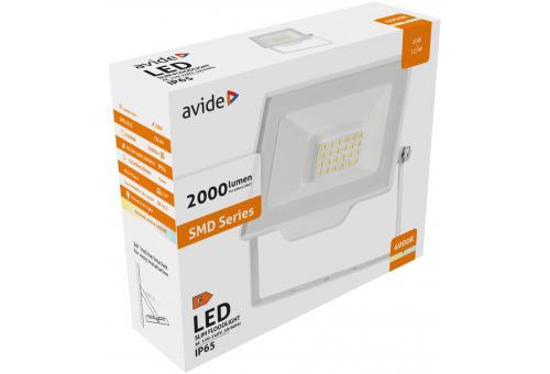 Reflector Slim LED SMD 20W NW Alb Avide
