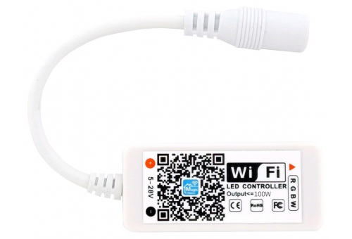 Mini-controler cu WiFi bandă LED 12V 100W RGB+W Avide
