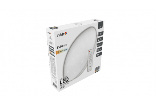 LED Luz de teto Stella-CCT 48W v2 Com telecomando