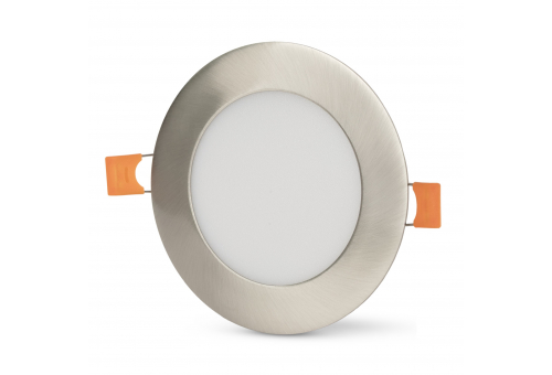 Plafonieră LED încorporabilă 6W NW Rotundă Aluminiu Satin Nichel Avide