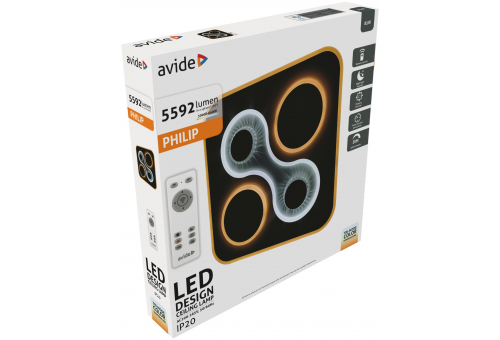 Avide Design Oyster Philip 85W(42,5+42,5) with RF remote