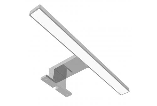 Avide LED Mirror Lamp Square Chrome Plastic 300mm NW 4000K 5W IP44