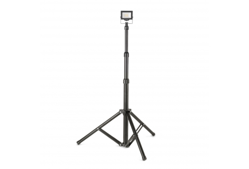 Avide LED Opál Reflektor Slim PIR mozgásérzékelővel, SMD 20W CW 6400K 1 fej Tripoddal